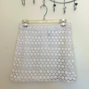 White Flower Skirt